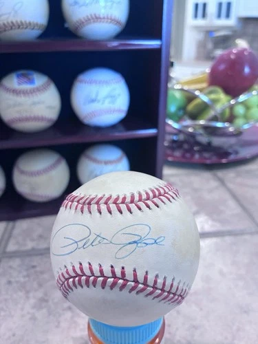 Pete Rose Autographed MLB Baseball Original Signed Ball Major League Baseball