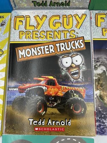 Set of 7 Fly Guy Hardcover Children's Books By Tedd Arnold Great Condition - Picture 2 of 8