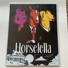 Bam Geek Box Bojack Horseman 8x10 Art Print Signed By Artist 1653/2500