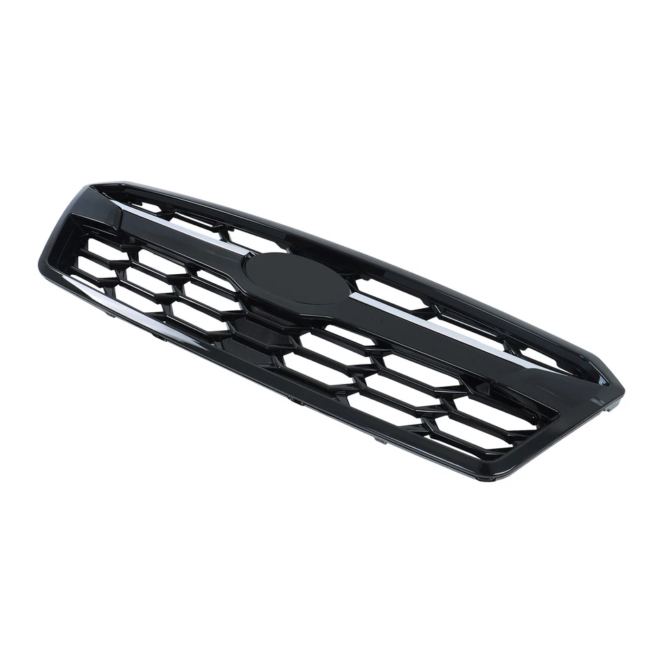 Conjunto de rejilla superior delantera para Subaru Crosstrek 2018-2020 plástico negro brillante Foto 4 de 4