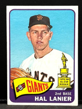 1965 Topps #118 Hal Lanier Topps 1964 All Star Rookie San Francisco Giant EX-NMT