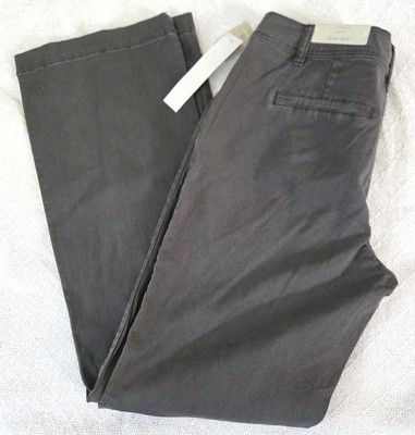 Maurices Womens Size 10 Chino Bootcut Regular Fit Mid-Rise Gray Pants Slacks