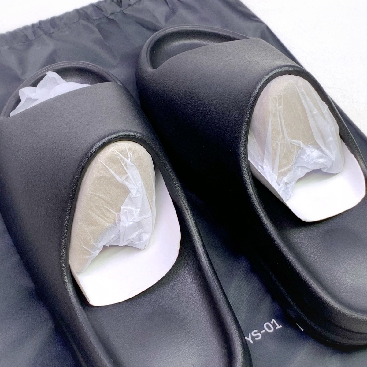 Yeezy Slides Black YS-01 Brand New AUTHENTIC 2025 YZY - MEN'S