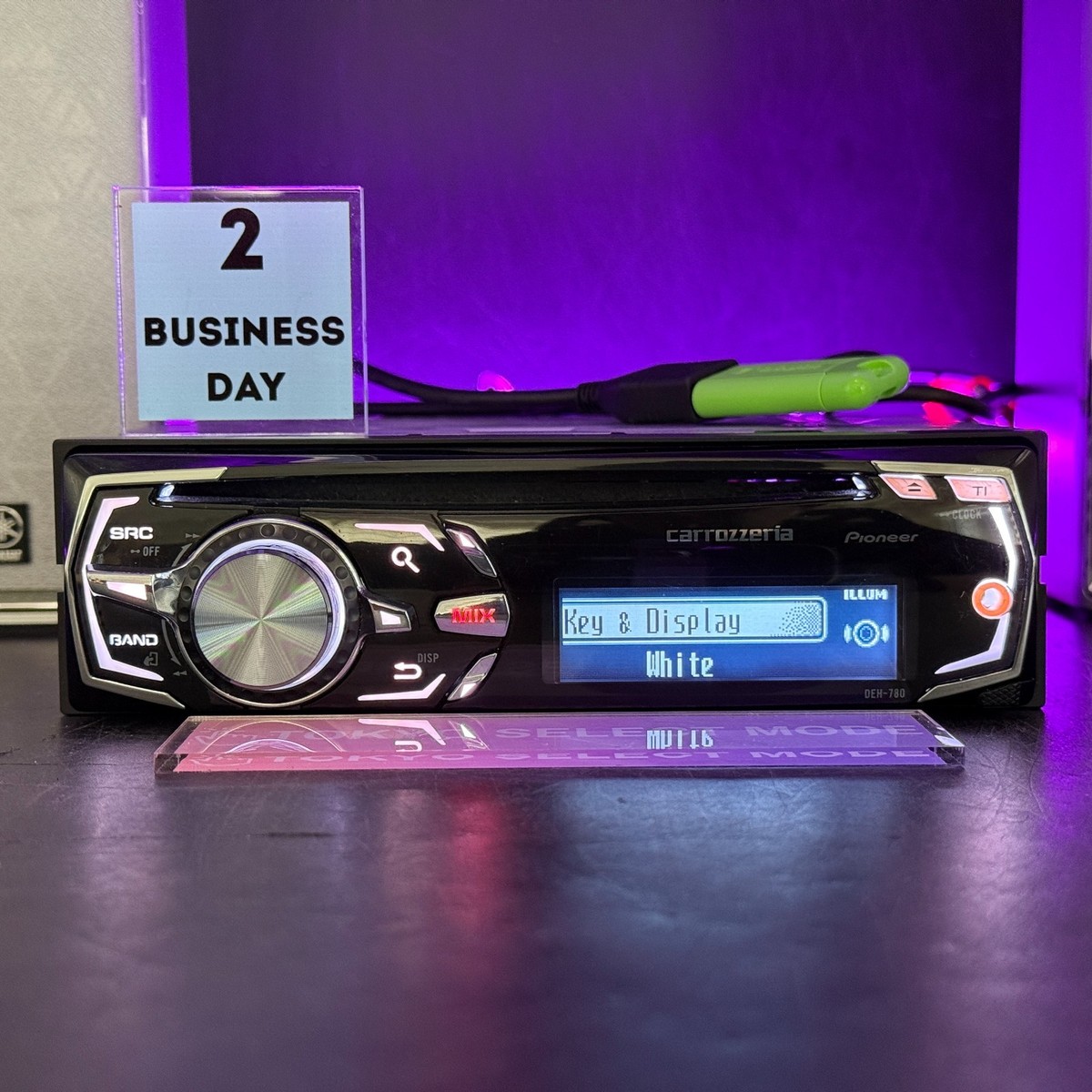 Pioneer Carrozzeria DEH-780 1Din Car Audio USB CD Player JDM