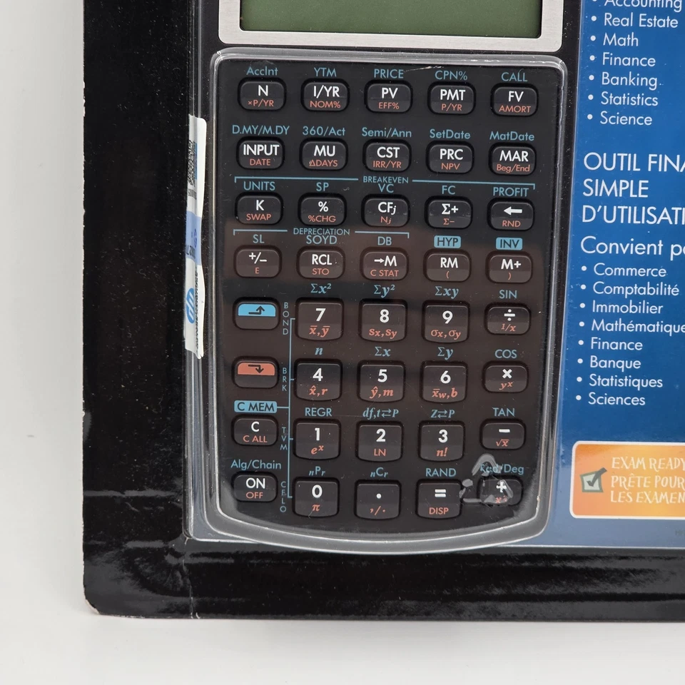 HP 10bII+ Plus Financial Calculator Hewlett Packard NIB - Image 4 of 4