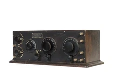 1921 Paragon RA-10 Radio Tuner In Fumed Oak Cabinet * Works