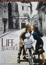 Life Is Beautiful (La vita Ã¨ bella) Movie Poster – Classic 90’s Vintage Poster