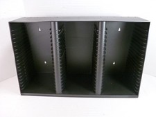 Vintage Laserline CD 60 Black Storage Rack Wall Mount Desk USA 18x11