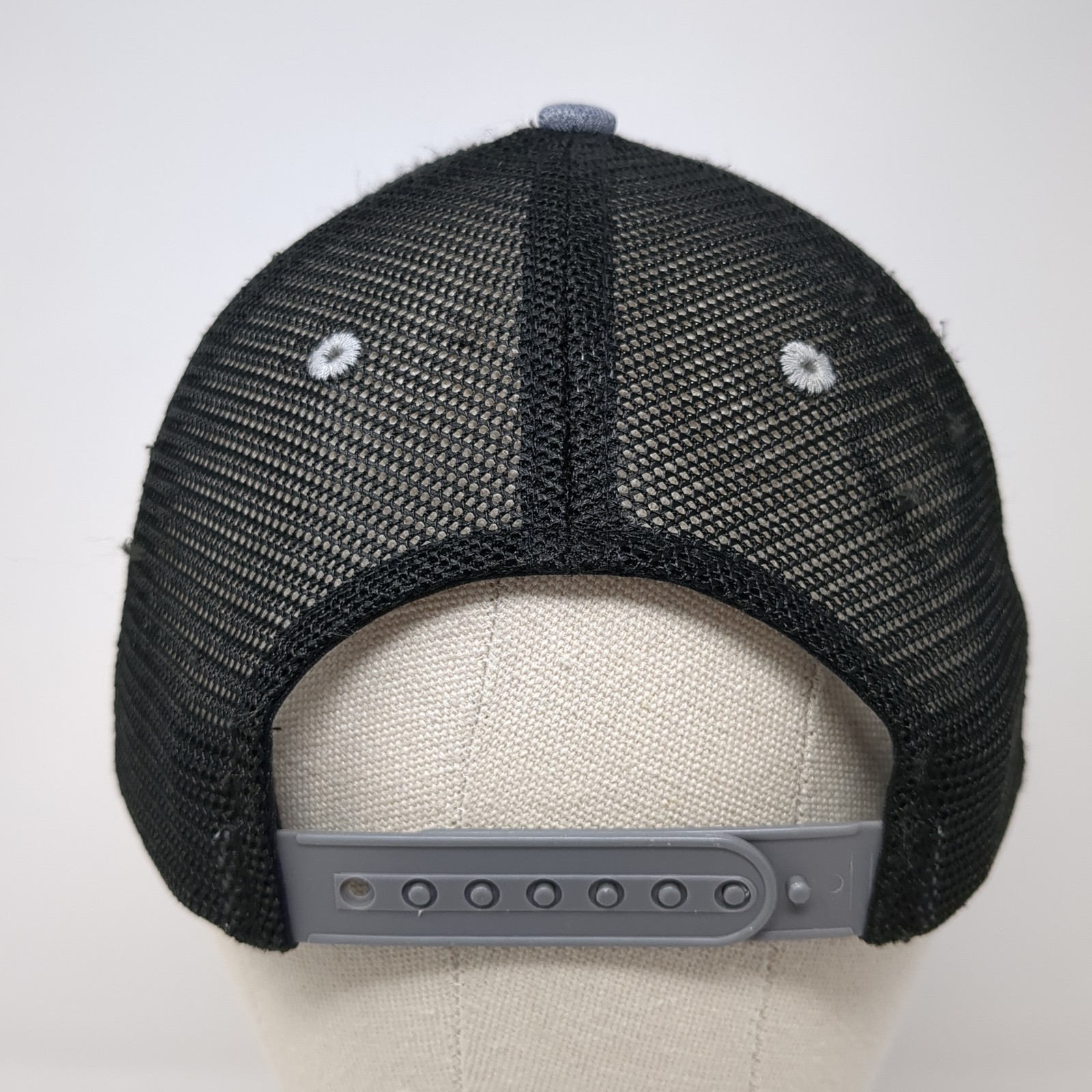 Flag Patch Snapback Trucker Hat Gray One Size Adj… - image 6