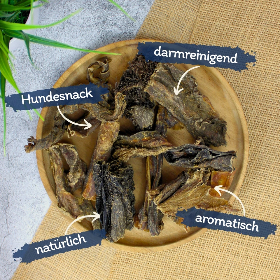 10 kg Rinderpansen klein Kausnack Leckerli Hundefutter für Hunde Rind Lyra Pet® - Bild 2 von 4