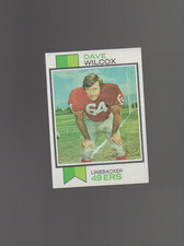 1973 Topps Football Set DAVE WILCOX Card # 360