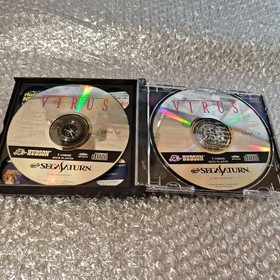 Virus Software For Sega Saturn With Strategy Book