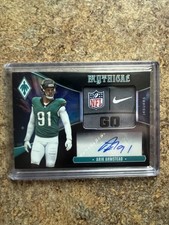 2025 Phoenix Arik Armstead Mythical Tag Patch Autograph #3/3 Jacksonville Jags
