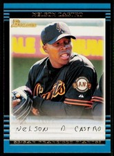 2002 Bowman #267 Nelson Castro RC San Francisco Giants Rookie Card. rookie card picture