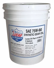 LUCAS OIL 10072 SYNTHETIC SAE 75W-90 TRAN