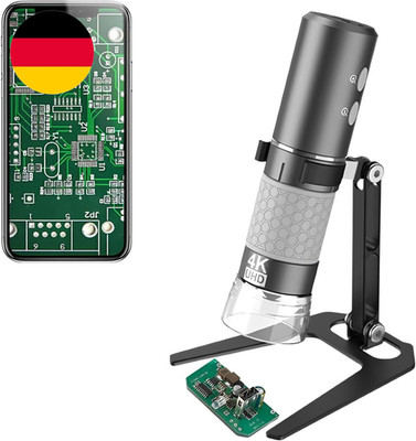 Wifi USB Digitales Mikroskop, 50 Bis 1000X Kabellose Vergrößerung Endoskop 4K 38