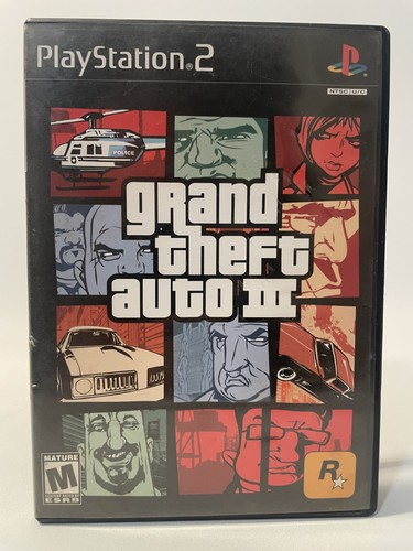 Grand Theft Auto 3 Sony PS2 Playstation 2 Komplett Rockstar Spiel