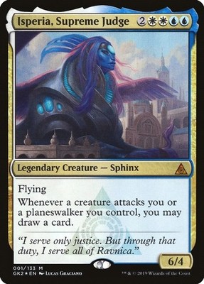NM Foil - Isperia, Supreme Judge GK2 - 1 Ravnica Allegiance: Guild Kits