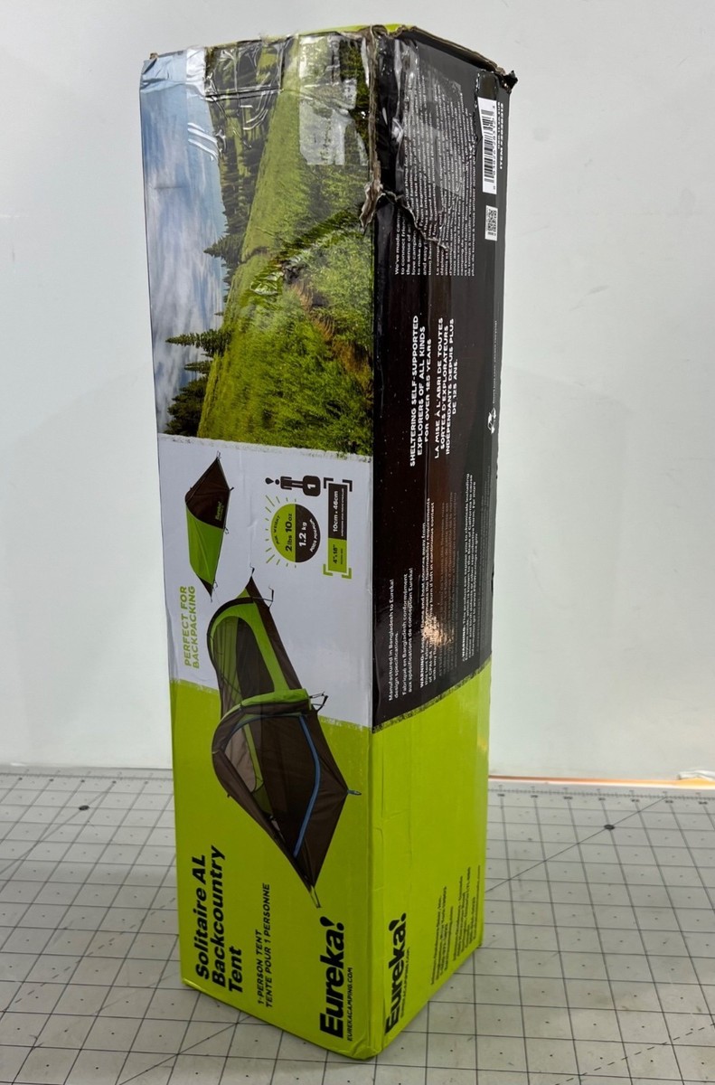 Eureka! Solitaire AL 1-Person Backpacking Tent Green 6in X 6in X