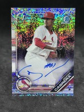 2019 Genesis Cabrera Speckled Auto /299 Bowman Chrome 1st RC