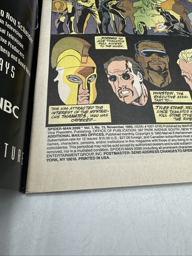 SPIDER-MAN 2099 #13 MARVEL COMICS 1993 - Picture 6 of 6