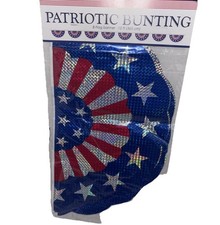 Patriotic 4th Of July Decorative 8 Flag Banner SHIPS IN 24 HRS