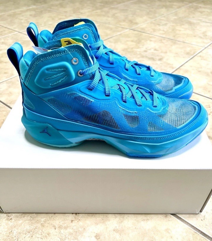 Air Jordan 37 Zion Williamson Naruto Rasengan DX1690-400 Blue Mens