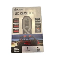 LED CHASE LIGHT 360LM YADA LM533858 7 Inch LED Chase Light Bars fits UTV