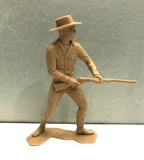 Marx Original 6 Inch: Cowboy with Rifle Level, 1960s