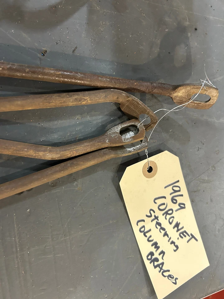 Dodge Coronet Charger 1968 1969 1970 soporte de pedal de freno soportes de varilla Foto 3 de 4