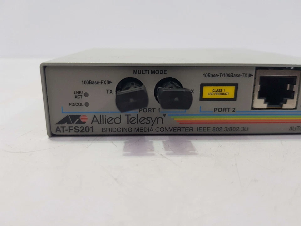 ALLIED TELESIS AT-FS201 BRIDGING MEDIA CONVERTER REV.A - Image 2 of 4