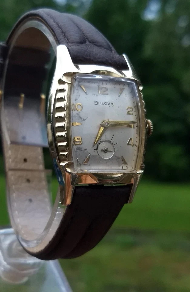 Vintage 1955 BULOVA “Senator" Watch 17j 10k Rolled Gold Case - Image 2 of 4