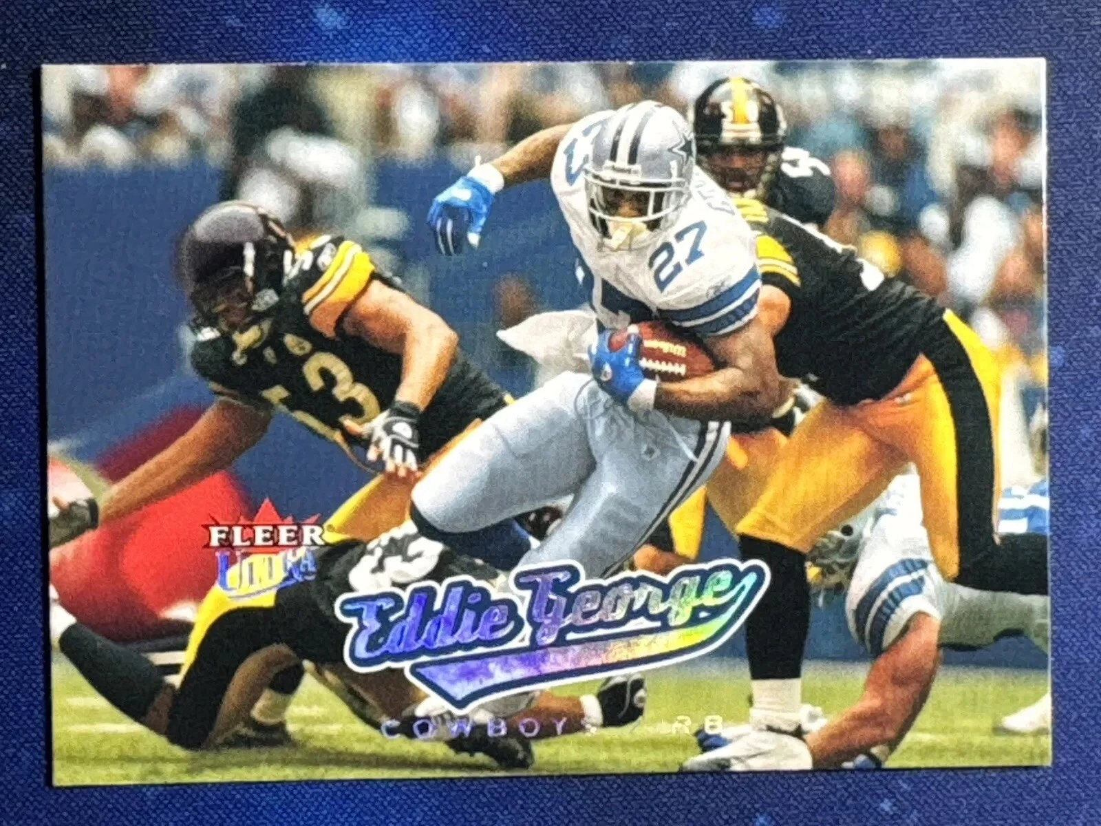 Eddie George trading card