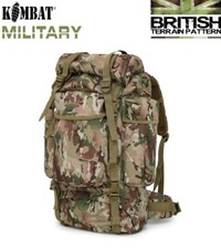 Kombat UK Army Padded Rucksack 60 Litre Bergen Military Cadet BTP Camouflage 