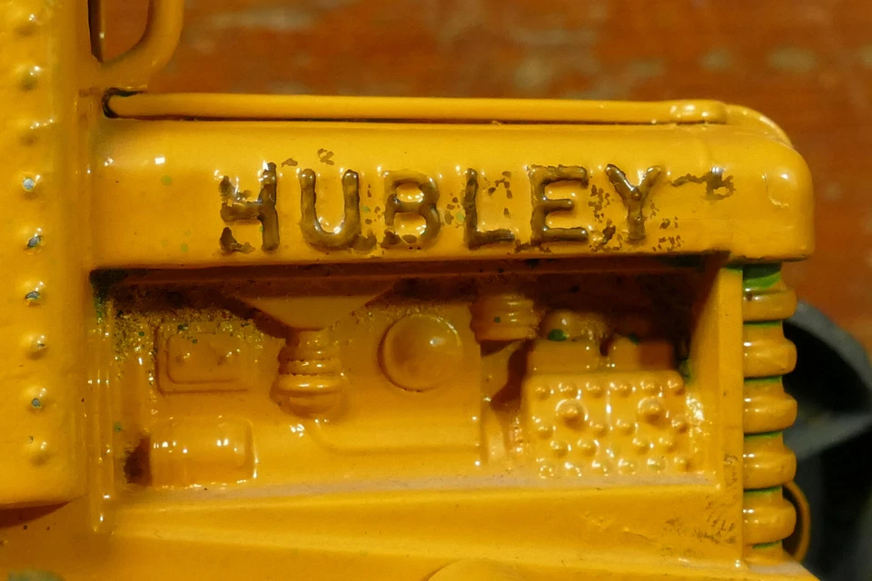 Vintage 1950s Hubley Diesel Motor Grader Blade Die Cast Toy Good Condition - Image 4 of 4