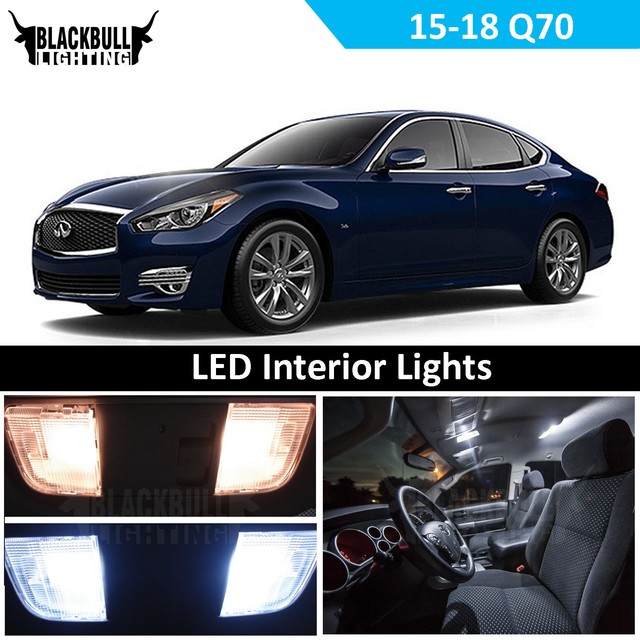 White Interior LED Light Package Replacement Kit for 20152018 Infiniti Q70 eBay