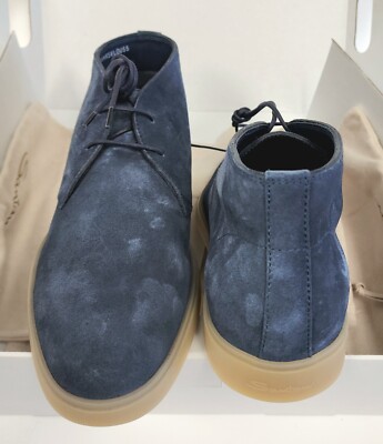 Designer Santoni-  Made in Italy. Blue Suede Chukka Boots.  Like New Condition!! uploading-1444268.jpg main image 4