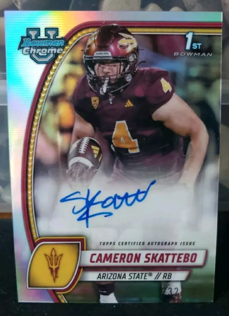 Cameron Skattebo trading card