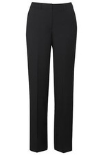 Edwards 8526 BLACK Ladies Synergy Flat Front Dress Pants Size 12 Unhemmed Length