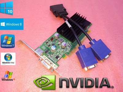 HP Compaq dc7700 dc7800 dc7900 Microtower Dual Monitor VGA Video Card
