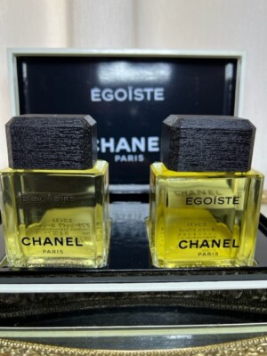 Chanel Egoiste perfume set edt 75 ml/ AR 75 ml Vintage 1990