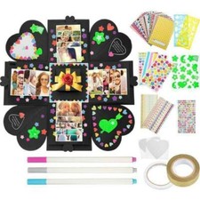 DIY Surprise Love Explosion Box Photo Album for Anniversary Gift Picture Display