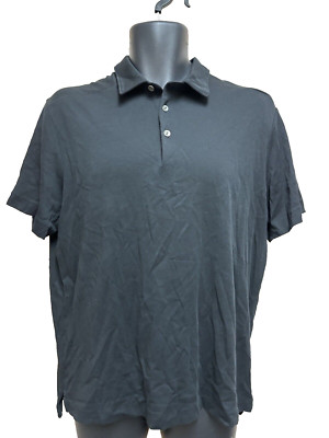 Artefact  Polo Shirt Mens Size Large Short Sleeve Black Casual Golf Top S/S