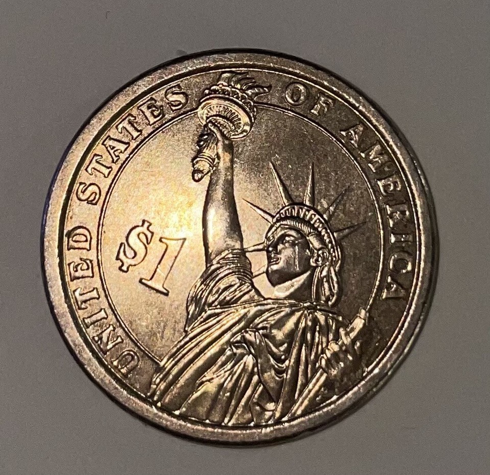 Rare Gold Martin Van Buren One Dollar Coin Mint Condition 18371841