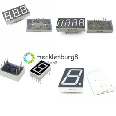 7 Segment 0.56/1.8/0.36 /0.5inch 1/3/4 Digit Common Cathode/Anode Led Display F