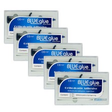 Dental Orthodontic in syinges Glue Adhesive-Light Cure Adhesive paste Blue