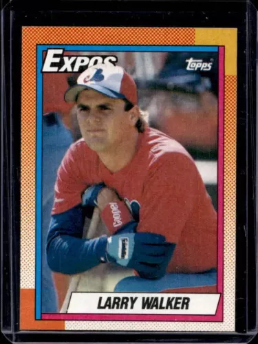 Larry Walker 1990 Topps #757 Rookie Card Expos - MINT