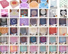 Queen Size Bed Sheet Cotton Tapestry Handmade Bohemian Wall Hanging Living Room