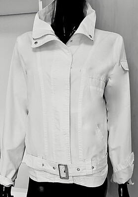 Leichte DESING  Jacke*S.Oliver*Übergangsjacke*Gr.36,38*WEIß*NEU*COTTON 100%