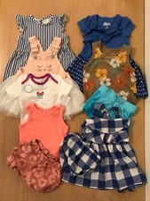 Carter's, Oshkosh, Others Infant Girls Clothing Lot of 10 1 New Size 12 Months